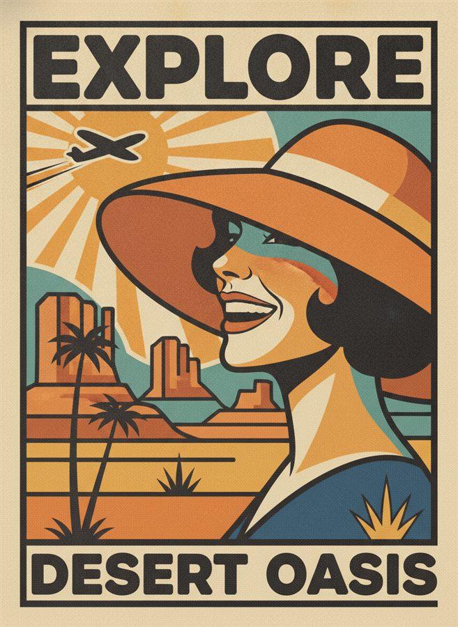 Vintage Poster style preview